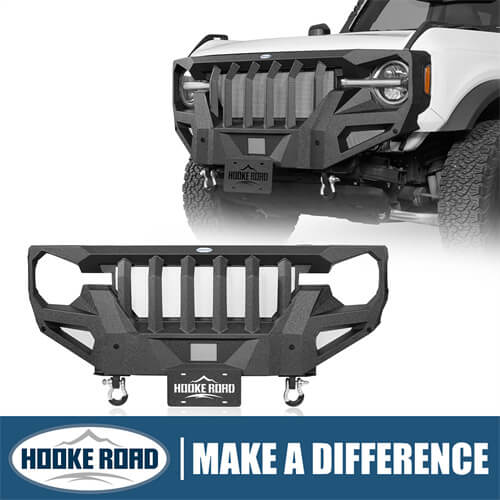 Load image into Gallery viewer, Offroad Mad Max Front Grill Bumper 4x4 Parts For 2021-2023 Ford Bronco - Hooke Road b8921s 1

