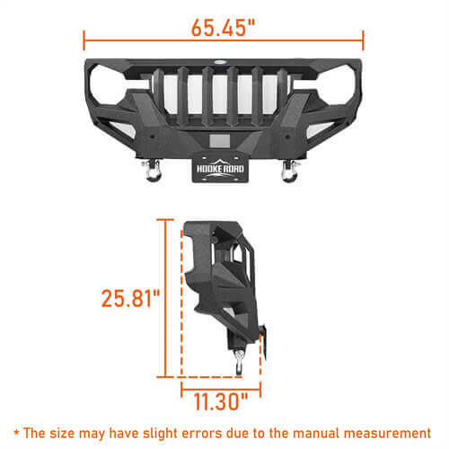 Load image into Gallery viewer, Offroad Mad Max Front Grill Bumper 4x4 Parts For 2021-2023 Ford Bronco - Hooke Road b8921s 22
