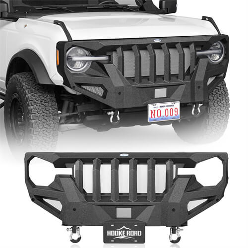 Load image into Gallery viewer, Offroad Mad Max Front Grill Bumper 4x4 Parts For 2021-2023 Ford Bronco - Hooke Road b8921s 2
