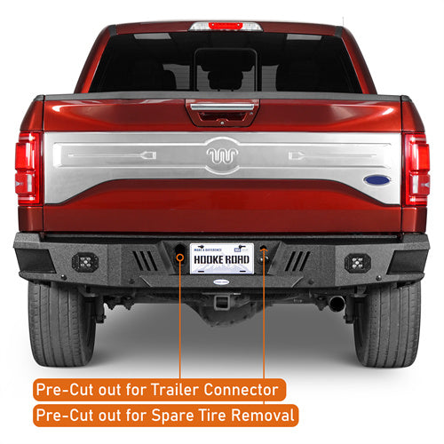 Load image into Gallery viewer, 2015-2017 Ford F-150 Rear Bumper Aftermarket Bumper 4×4 Truck Parts - Hooke Road b8283 6

