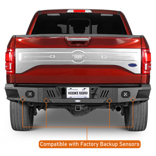 Load image into Gallery viewer, 2015-2017 Ford F-150 Rear Bumper Aftermarket Bumper 4×4 Truck Parts - Hooke Road b8283 8
