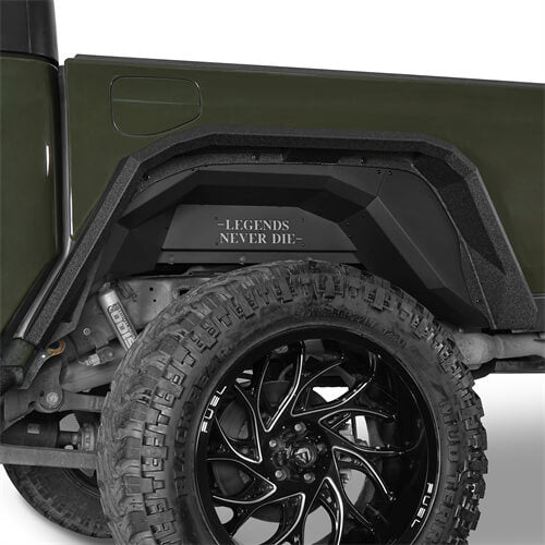 Load image into Gallery viewer, Offroad Rear Inner Fender Liners 4x4 Wheel Parts For 20-23 Jeep Gladiator JT - Hooke Road b7014s 7

