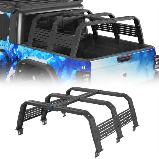 18.8" Bed Rack for Jeep Gladiator JT & Toyota Tacoma  5' & Ford Ranger b99319934 1