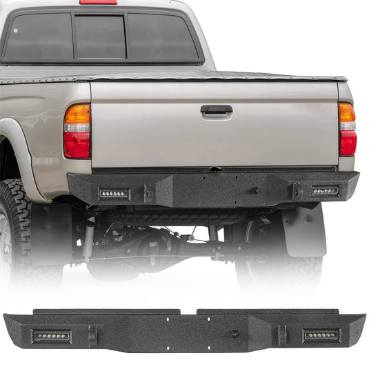 Hooke Road Overland Rear Bumper for 1995-2004 Toyota Tacoma Fleetside b4152 1