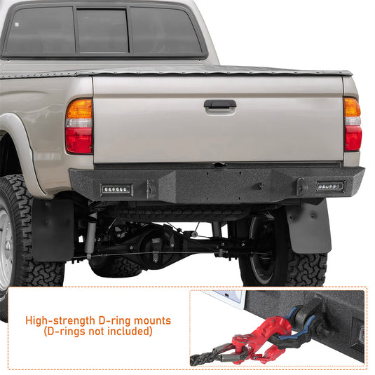 Hooke Road Overland Rear Bumper for 1995-2004 Toyota Tacoma Fleetside b4152 6