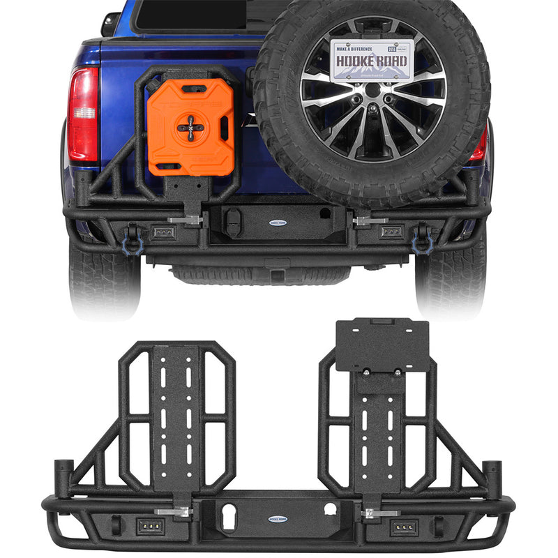 Load image into Gallery viewer, Hooke Road Rear Bumper with Tire Carrier for 2015-2022 Chevy Colorado &amp; GMC Canyon b9125s 1
