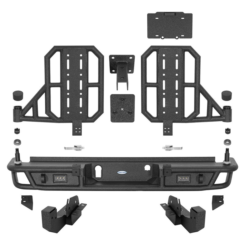 Load image into Gallery viewer, Hooke Road Rear Bumper with Tire Carrier for 2015-2022 Chevy Colorado &amp; GMC Canyon b9125s 5
