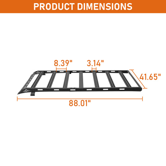 1996-2002 Toyota 4Runner Overland Roof Rack w/ 8 Aluminum Cross Bars b9755s 5