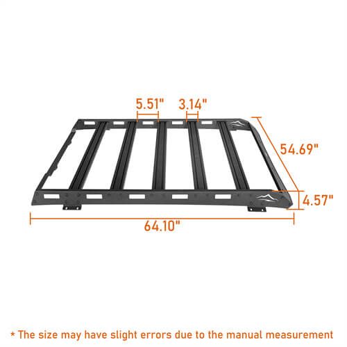 Ford F-150 & 2009-2018 Ram1500 Roof Rack Luggage Rack 4x4 Truck Parts - Hooke Road b9909s 20