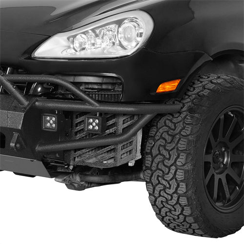 Load image into Gallery viewer, Radiator Guard Protection Plate Kit for 2008-2010 Porsche Cayenne 957 Hooke Road b7205s 2
