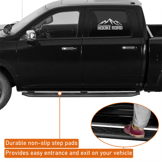 Hooke Road Ram 1500 & Ram 2500/3500 Crew Cab Side Steps b6213s 6