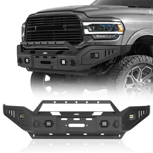 Load image into Gallery viewer, Hooke Road Aftermarket Full Width Front Bumper 4x4 Truck Parts For 2019-2023 Ram 2500 b6305 2
