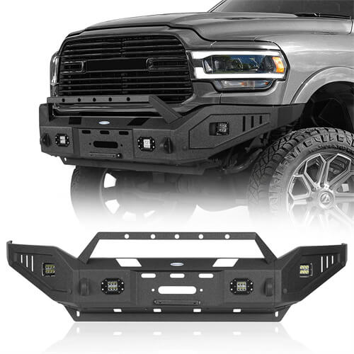 Hooke Road Aftermarket Full Width Front Bumper 4x4 Truck Parts For 2019-2023 Ram 2500 b6305 2