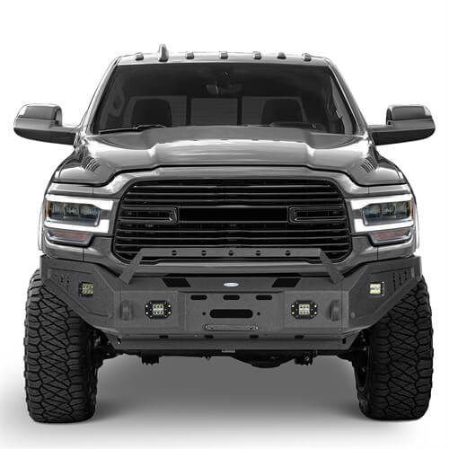 Load image into Gallery viewer, Hooke Road Aftermarket Full Width Front Bumper 4x4 Truck Parts For 2019-2023 Ram 2500 b6305 5
