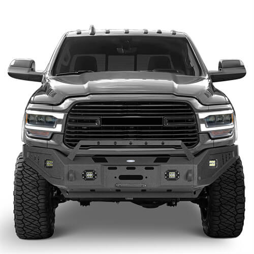 Hooke Road Aftermarket Full Width Front Bumper 4x4 Truck Parts For 2019-2023 Ram 2500 b6305 5