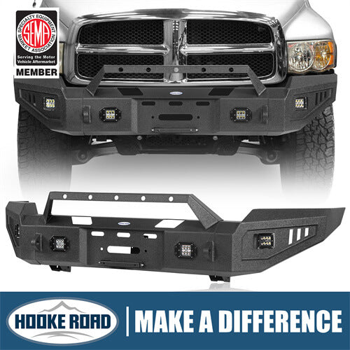 Hooke Road 2003-2005 Ram 2500 Front Bumper w/Winch Plate Ram 2500 Accessories b6465 1