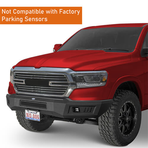 2019-2023 Ram 1500 Aftermarket Front Full-Width Bumper 4x4 Parts - Hooke Road b6031 10