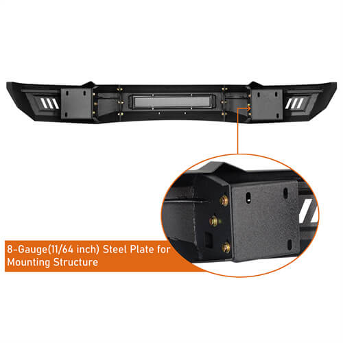 2019-2023 Ram 1500 Aftermarket Front Full-Width Bumper 4x4 Parts - Hooke Road b6031 12