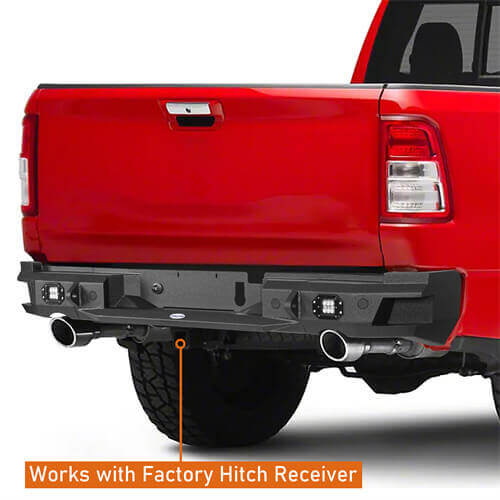 Load image into Gallery viewer, 2019-2023 Ram 1500 Offroad Aftermarket Rear Bumper 4x4 Parts- HookeRoad b6034 14
