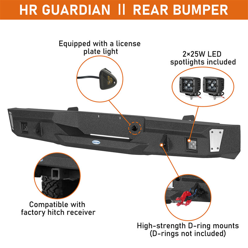 Load image into Gallery viewer, 94-01 Ram 1500 &amp; 94-02 Ram 2500 3500 Rear Bumper Hooke Road b6444 8
