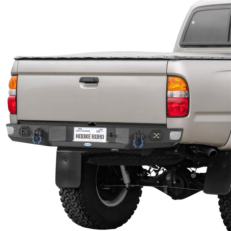Load image into Gallery viewer, Hooke Road Steel Rear Bumper for 1995-2004 Toyota Tacoma Fleetside b4153 2
