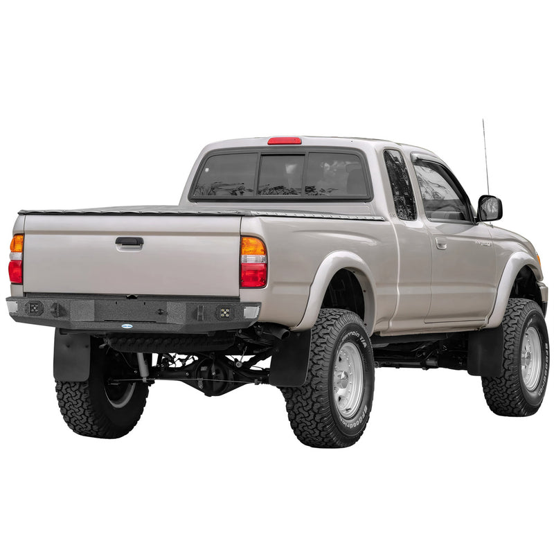 Load image into Gallery viewer, Hooke Road Steel Rear Bumper for 1995-2004 Toyota Tacoma Fleetside b4153 3
