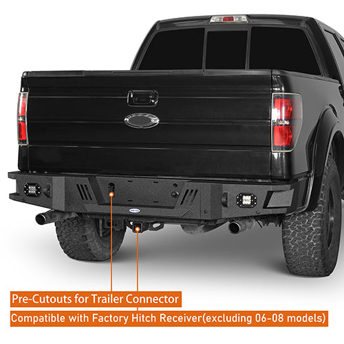 HookeRoad Ford F-150 Rear Bumper for 2006-2014 Ford F-150 HE.8204 6