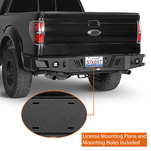 HookeRoad Ford F-150 Rear Bumper for 2006-2014 Ford F-150 HE.8204 9