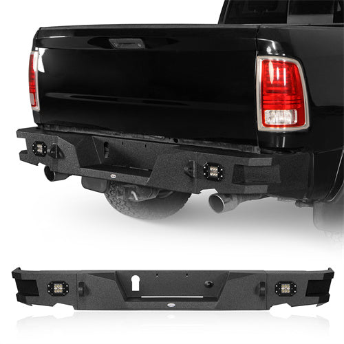 Load image into Gallery viewer, HookeRoad Dodge Ram Rear Bumper for 2009-2018 Dodge Ram 1500 b6002s 2
