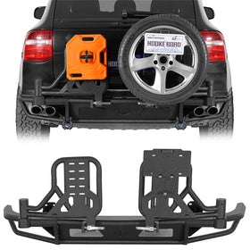 HR 2008-2010 Porsche Cayenne 957 Overland Rear Bumper w/ Dual Swing Arms b7207s 1