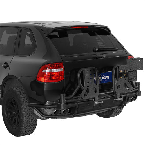 Load image into Gallery viewer, HR 2008-2010 Porsche Cayenne 957 Overland Rear Bumper w/ Dual Swing Arms b7207s 3
