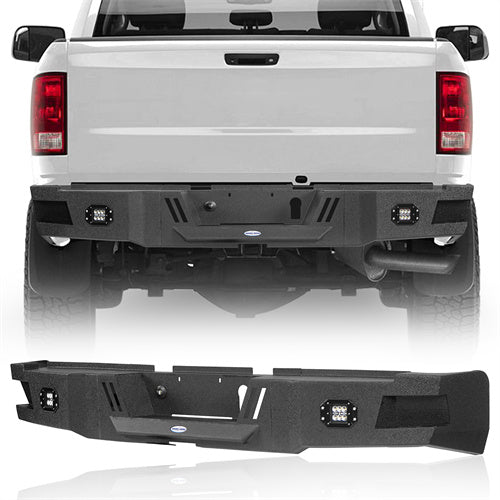 HookeRoad Ram 2500 Rear Bumper for 2010-2018 Ram 2500 b6400 2