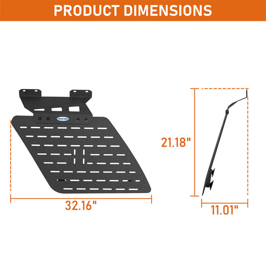 Hooke Road Molle Panel Kit for 95-05 Chevy S10 Blazer 4-Door Roof Rack b7263s 5