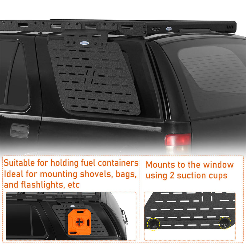 Load image into Gallery viewer, Hooke Road Molle Panel Kit for 95-05 Chevy S10 Blazer 4-Door Roof Rack b7263s 6
