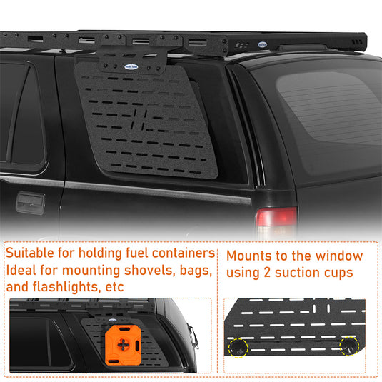 Hooke Road Molle Panel Kit for 95-05 Chevy S10 Blazer 4-Door Roof Rack b7263s 6