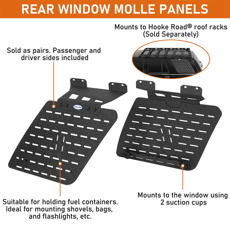 Load image into Gallery viewer, Hooke Road Molle Panel Kit for 95-05 Chevy S10 Blazer 4-Door Roof Rack b7263s 7
