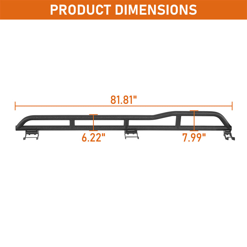 Load image into Gallery viewer, Hooke Road Rocker Guards w/ Kick-Out for Ram 1500 2500 3500 Crew Cab b6215s 5

