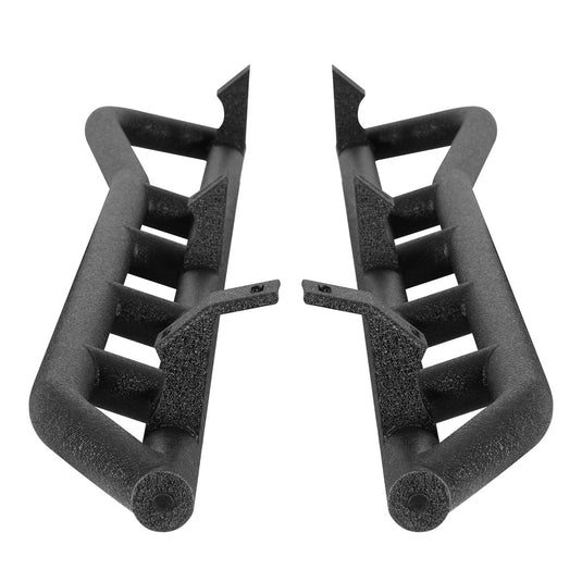 Rocker Sliders w/ Kick-Out for 2005-2023 Toyota Tacoma Double Cab Hooke Road b4237s 4
