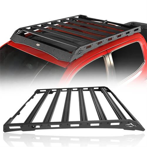 Tacoma Top Roof Rack Luggage Holder (05-23 Toyota Tacoma Double Cab) -  Hooke Road