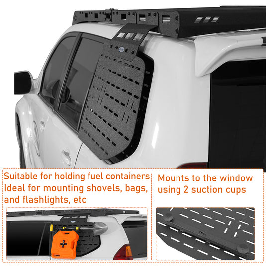Hooke Road  Roof Rack Side Storage Molle Panel for 2003-2009 Lexus GX470 b4651s 6