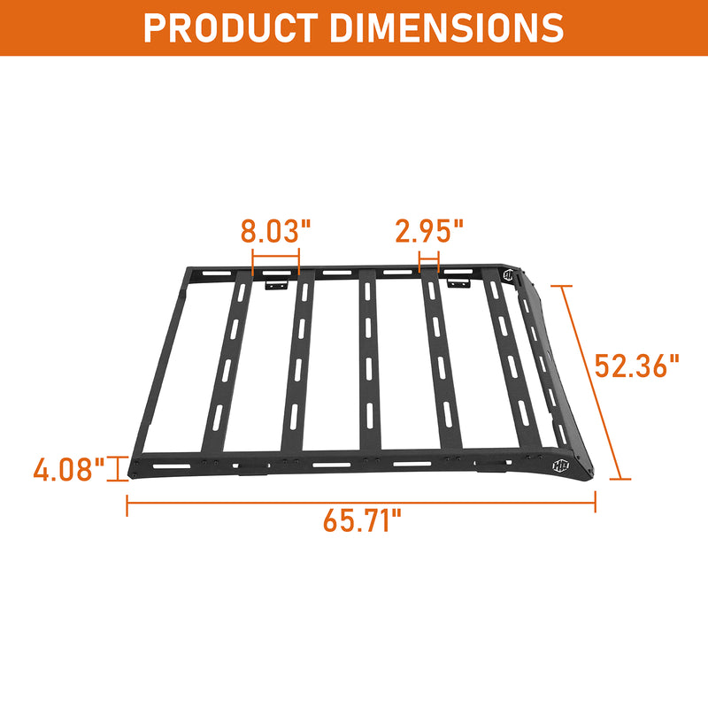 Load image into Gallery viewer, Hooke Road Roof Rack for 2014-2018 GMC Sierra 1500 Crew Cab b9467 5
