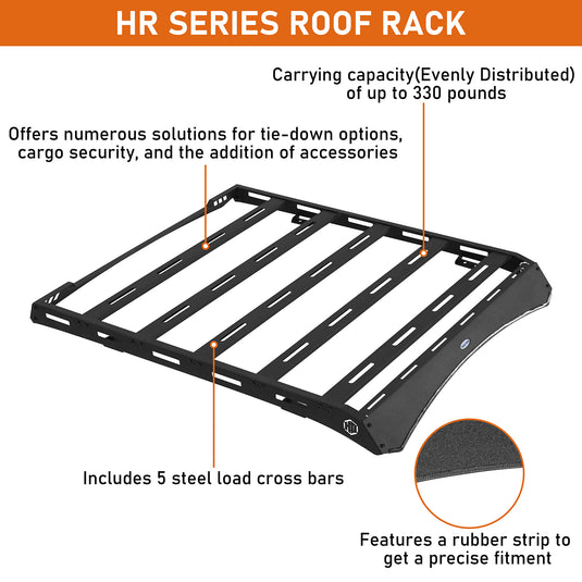 Hooke Road Roof Rack for 2014-2018 GMC Sierra 1500 Crew Cab b9467 7