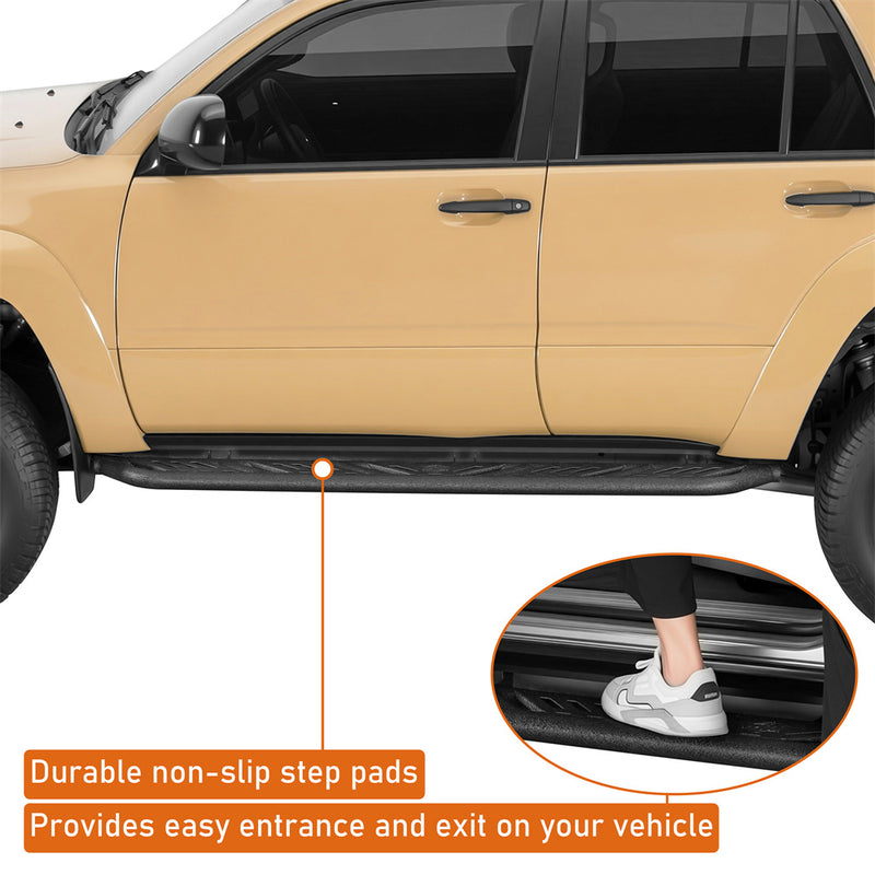 Load image into Gallery viewer, Hooke Road Running Boards w/ Non-slip Pads for 2003-2009 Toyota 4Runner b9863s 4
