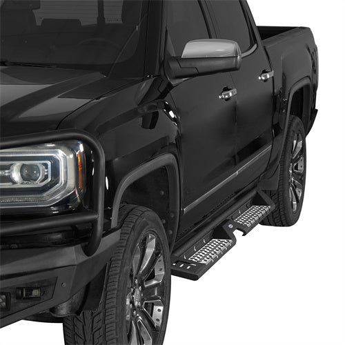 Load image into Gallery viewer, Hooke Road Running Boards for 2007-2018 Chevy Silverado/GMC Sierra Crew Cab b9465 3
