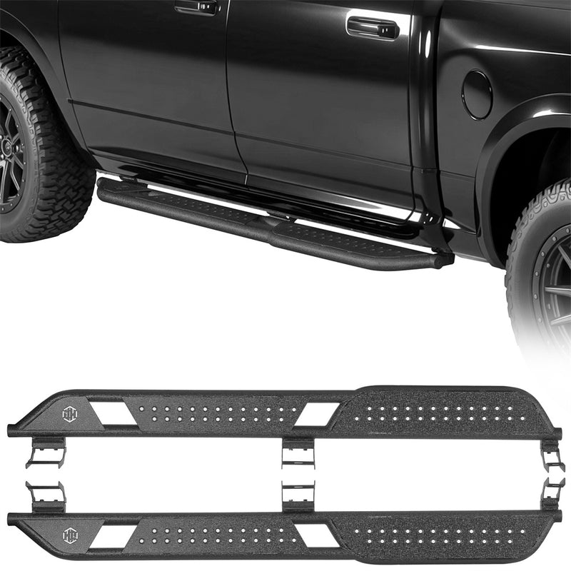 Load image into Gallery viewer, Hooke Road 2009-2026 Ram 1500 2500 3500 Running Boards w/ Kick-out b6214s 1
