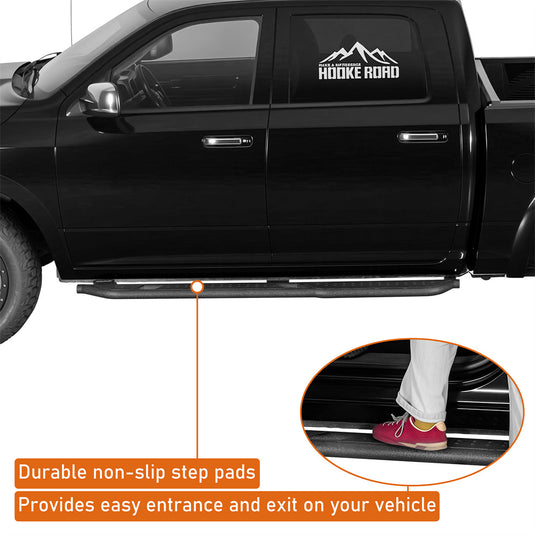 Hooke Road 2009-2026 Ram 1500 2500 3500 Running Boards w/ Kick-out b6214s 6