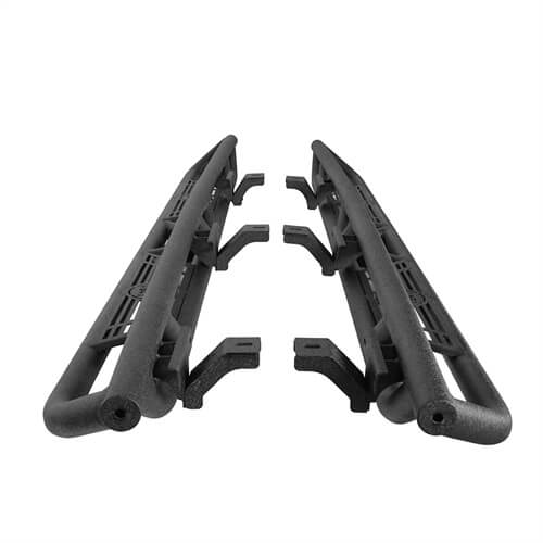 HookeRoad Jeep JT Running Boards Side Steps Nerf Bars for 2020-2023 Jeep Gladiator b7000s 9