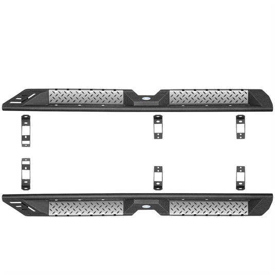 Hooke Road Side Steps Running Boards 2007-2021 Toyota Tundra CrewMax b5016 4