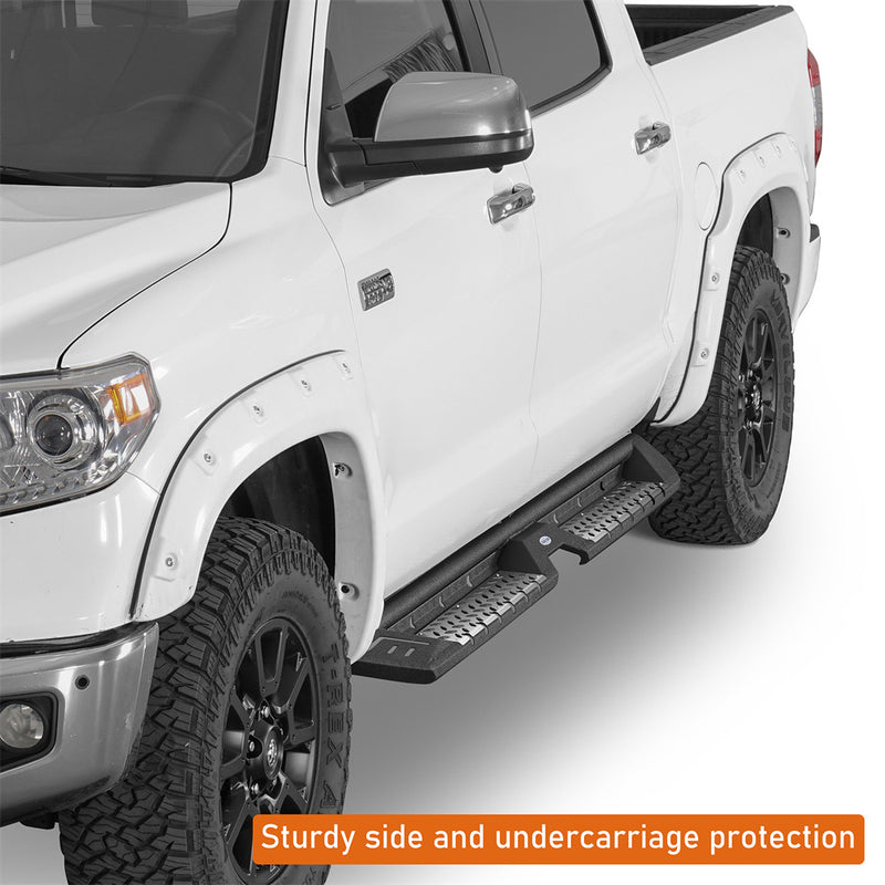 Load image into Gallery viewer, Hooke Road Side Steps Running Boards 2007-2021 Toyota Tundra CrewMax b5016 8

