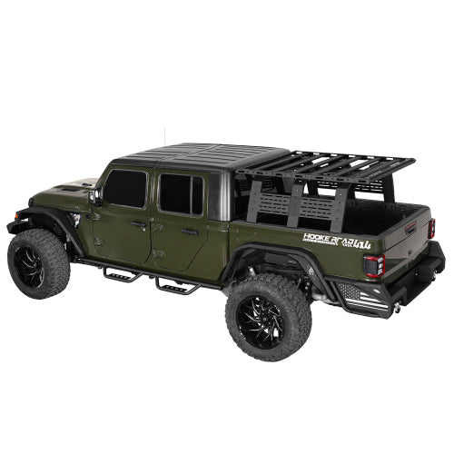 Load image into Gallery viewer, Hooke Road Running Boards Tubular Side Steps for 2020-2024 Jeep Gladiator b7001 4
